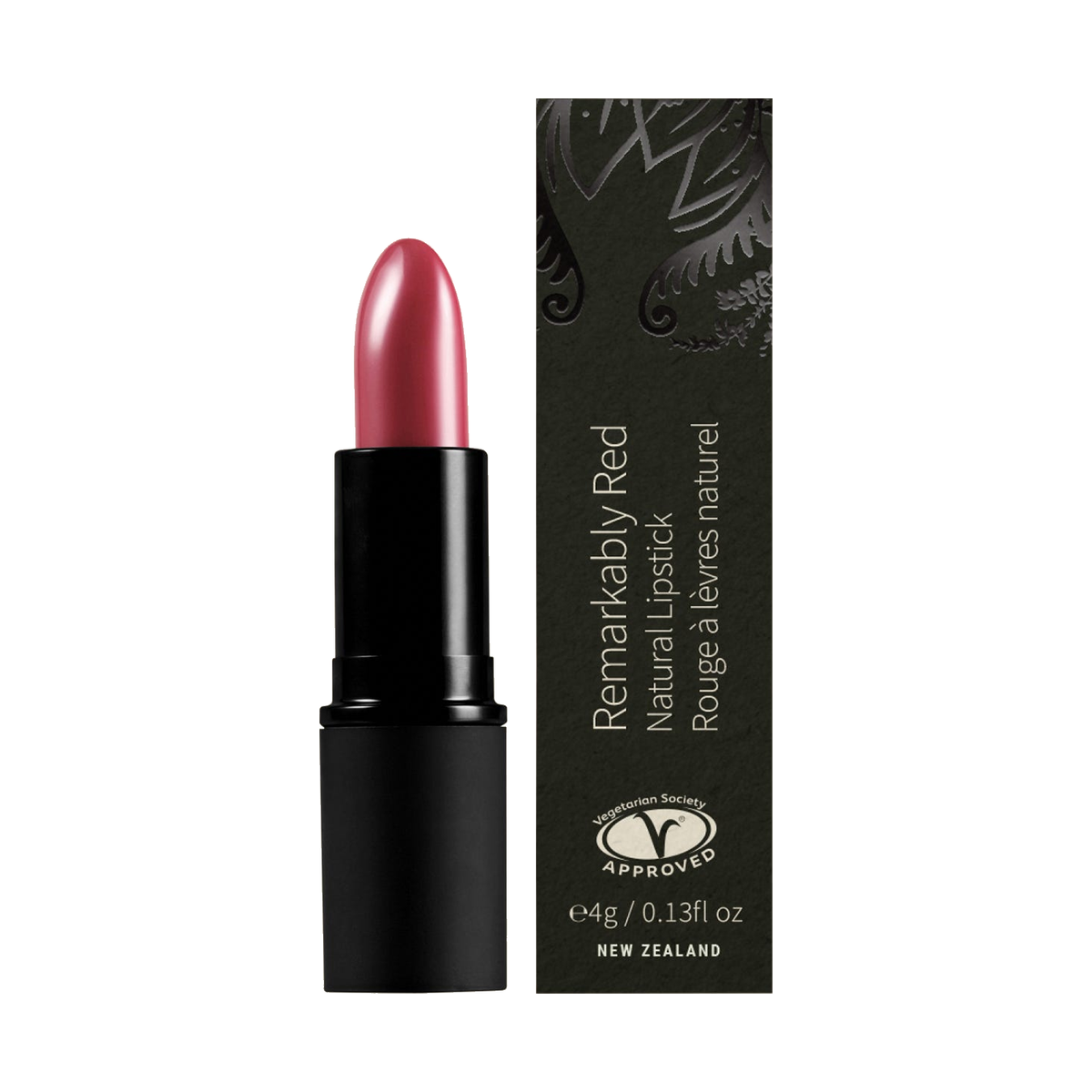 Antipodes Remarkably Red Natural Lipstick 4g with box