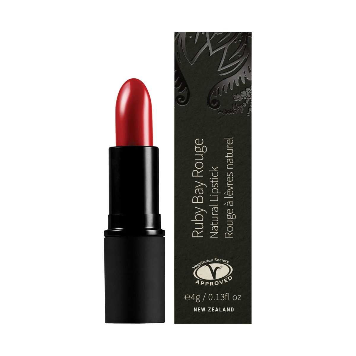 Antipodes Ruby Bay Rouge Natural Lipstick 4g with box