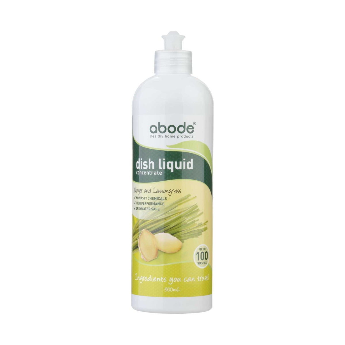 Abode Dish Liquid Ginger & Lemongrass product packshot