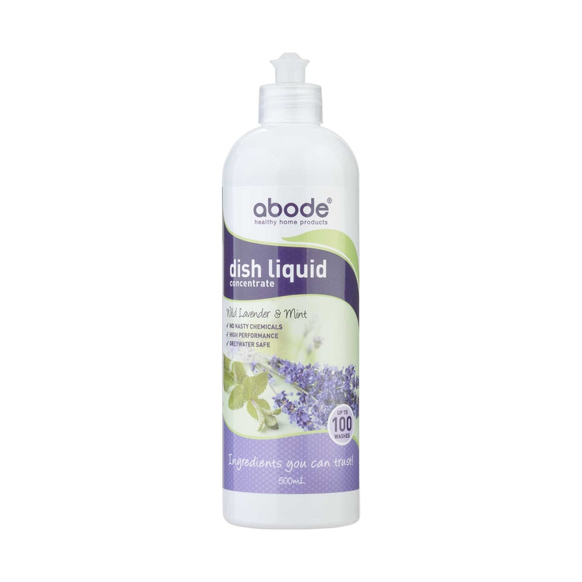 Abode Dish Liquid Wild Lavender & Mint product packshot