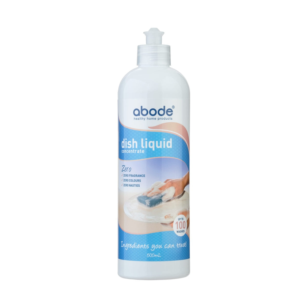 Abode Dish Liquid Zero 500ml product packshot