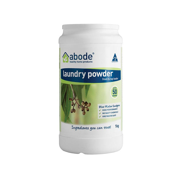 Abode Front & Top Loader Eucalyptus Laundry Powder 1kg