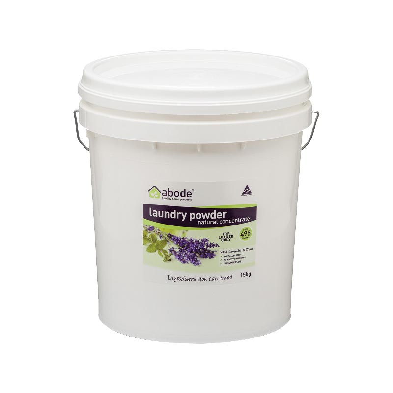 Abode Front & Top Loader Lavender & Mint Laundry Powder 15kg