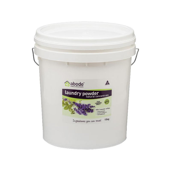 Abode Front & Top Loader Lavender & Mint Laundry Powder 15kg