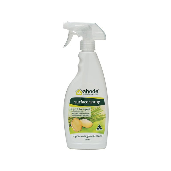 Abode Surface Spray Ginger & Lemongrass 500ml