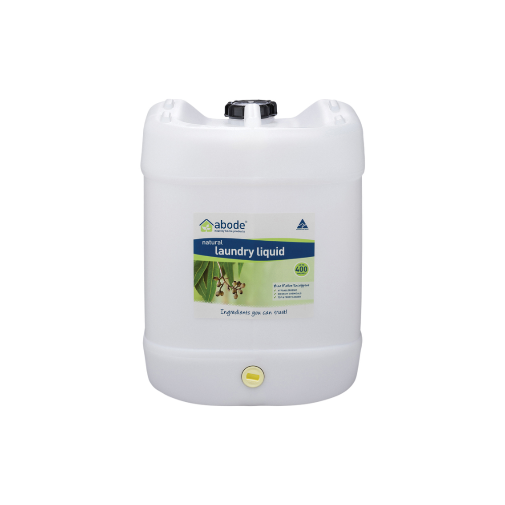 Abode Laundry Liquid (Front & Top Loader) Blue Mallee Eucalyptus 15L