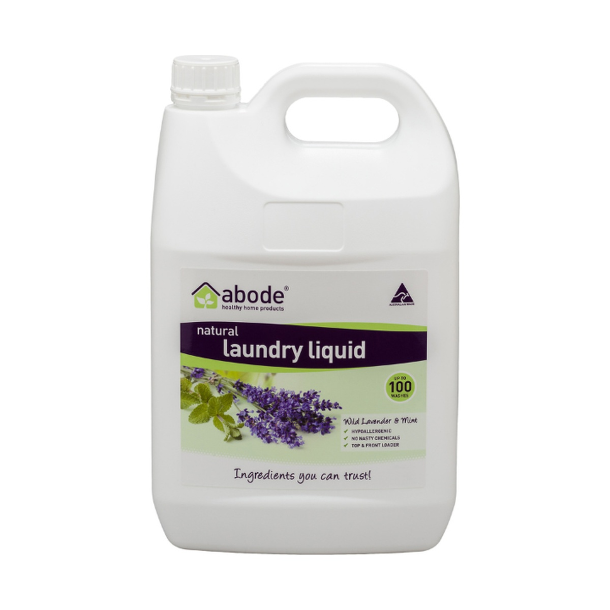 Abode Laundry Liquid Wild Lavender & Mint product packshot