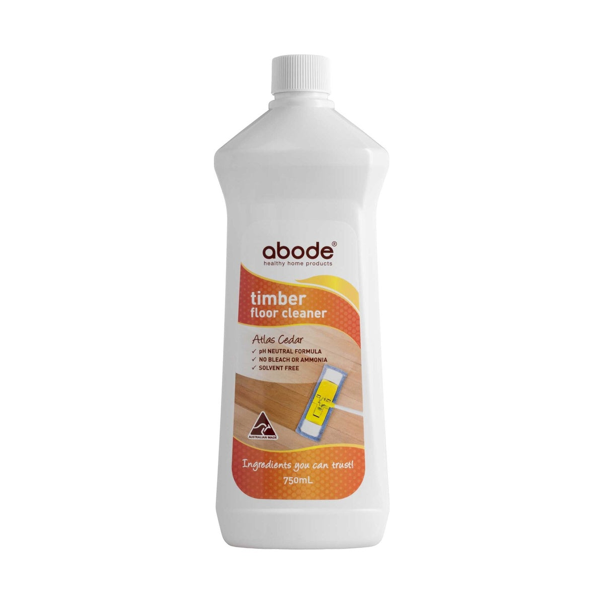 Abode Timber Floor Cleaner Atlas Cedar 750mL product packshot
