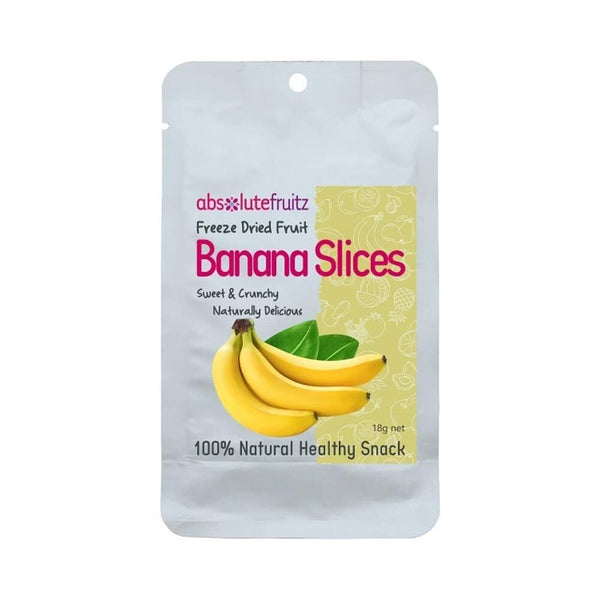 Absolute Fruitz Freeze Dried Banana Slices 18g