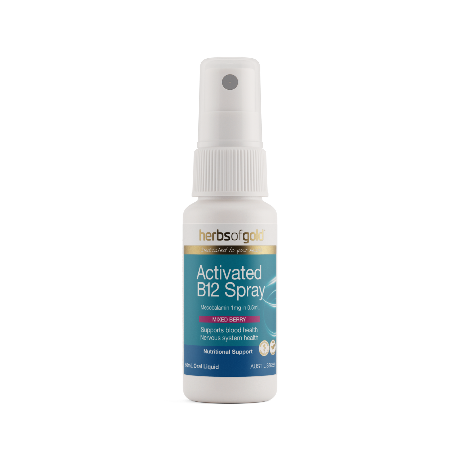Herbs of Gold Activated B12 Spray packshot
