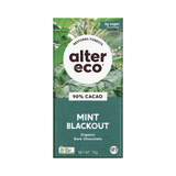 Alter Eco Chocolate Organic Dark Mint Blackout 75g