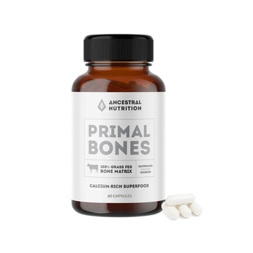 Ancestral Nutrition Primal Bones Grass-Fed Bone Matrix 60 Capsules