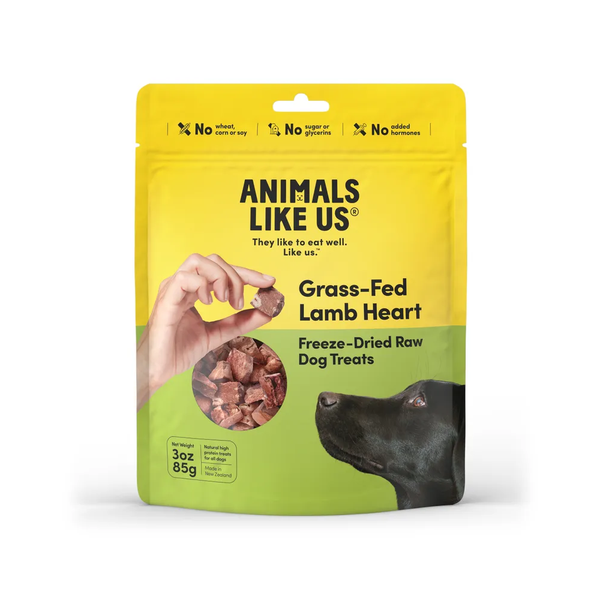 Animals Like Us Dog Lamb Heart Freeze-Dried Raw Treat 85g