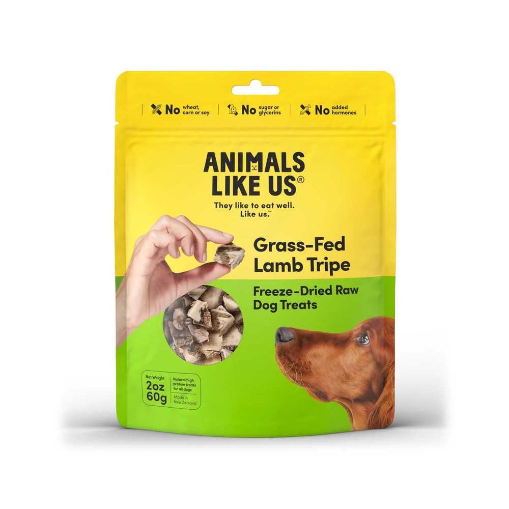 Animals Like Us Dog Lamb Tripe Freeze-Dried Raw Treat 60g