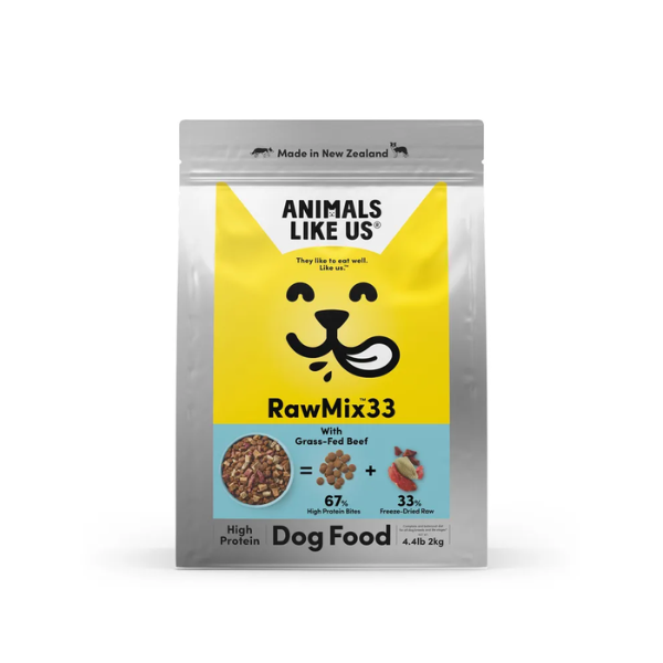Animals Like Us RawMix33 with Grass-Fed Beef Dog Food 2kg