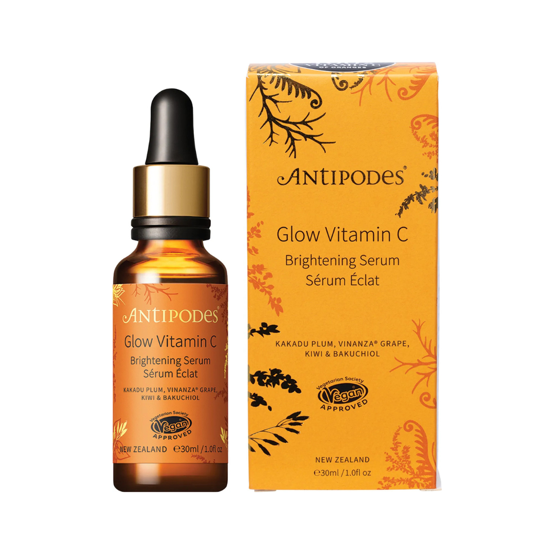 Antipodes Glow Vitamin C Brightening Serum 30ml front packshot