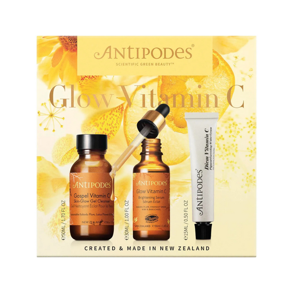 Antipodes Skincare Set Glow Vitamin C, Gospel, Diem 3 Pack