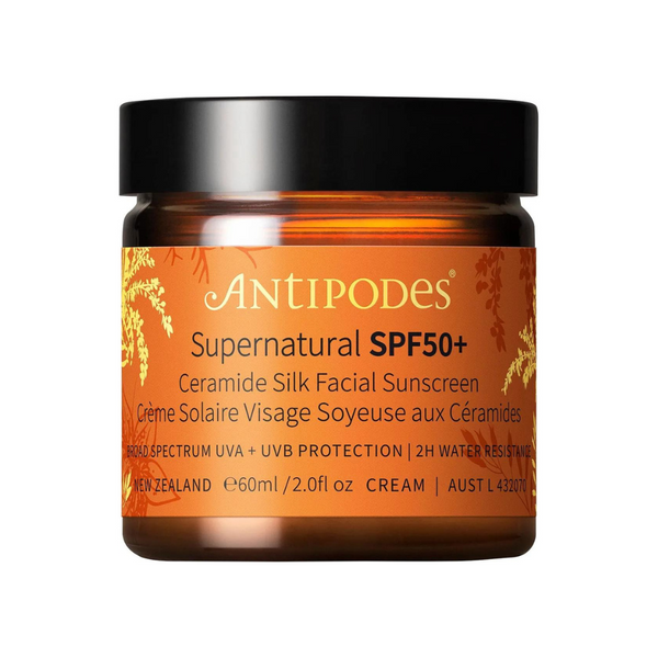 Antipodes Supernatural SPF50+ Ceramide Silk Sunscreen 60ml