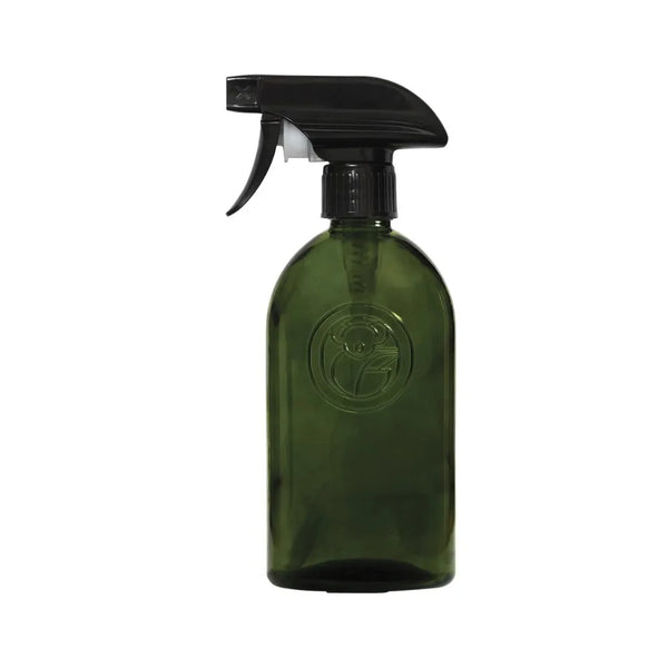 Koala Eco Apothecary Glass Bottle Jade Green with Spray Trigger 500ml