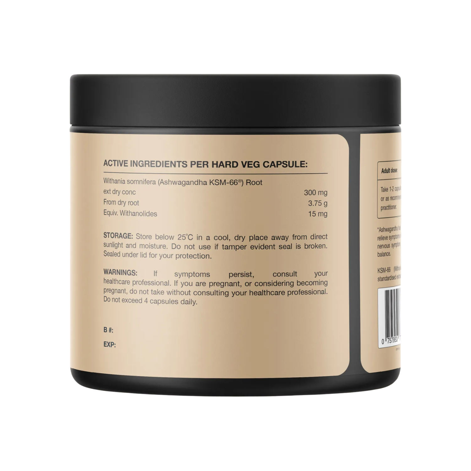 Switch Nutrition KSM-66 Ashwagandha 60 Caps