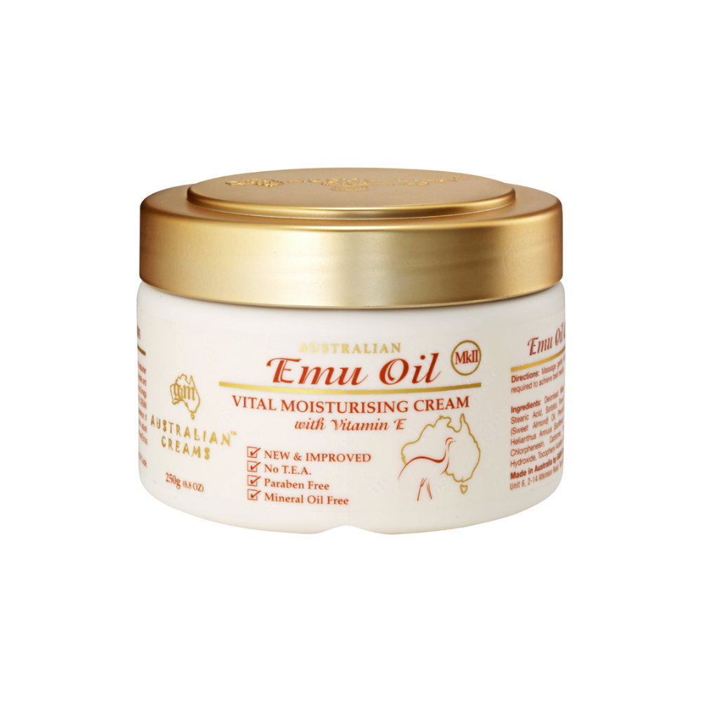 Australian Creams Emu Oil Vital Moisturising Cream with Vitamin E