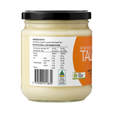 Byron Bay Tallow Organic Grass-Fed Beef Tallow 400g additional side label on white background