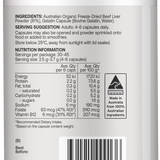 Best of the Bone Organic Beef Liver Nutrient Dense Superfood 180 Capsules gallery image 5