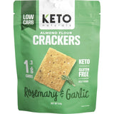 Keto Naturals Almond Flour Crackers Rosemary & Garlic 64g