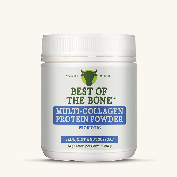 Best of the Bone Healing Multi Collagen Protein Powder Gut Immunity Blend With Probiotic Spores Unflavoured 210g gallery image 4