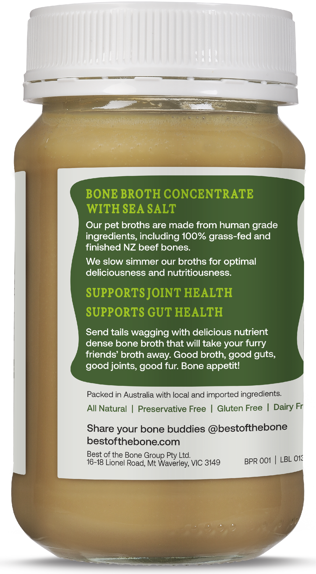 Best of the Bone Bone Buddies Pet Bone Broth Beef Concentrate 375g gallery image 3