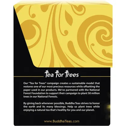 Buddha Teas Organic Herbal Tea Bags Zen Cleanse Blend 18 Pack