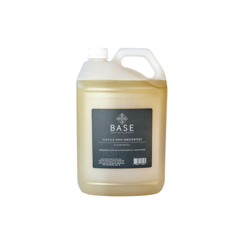 Base Hand Wash Castile Soap (Unscented) Refill 5L — front packshot