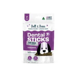 Bell & Bone Dog Dental Sticks Kangaroo, Mint & Turmeric