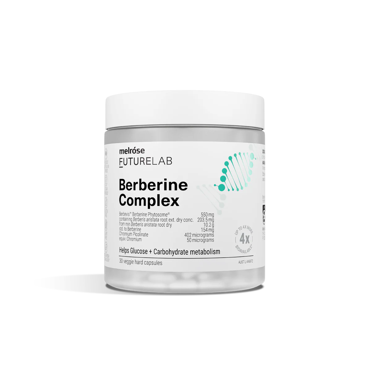 Melrose FutureLab Berberine Complex 30 Capsules front pack