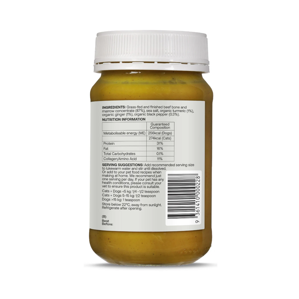 Best Of The Bone Pet Bone Broth Concentrate Joint Health 375g