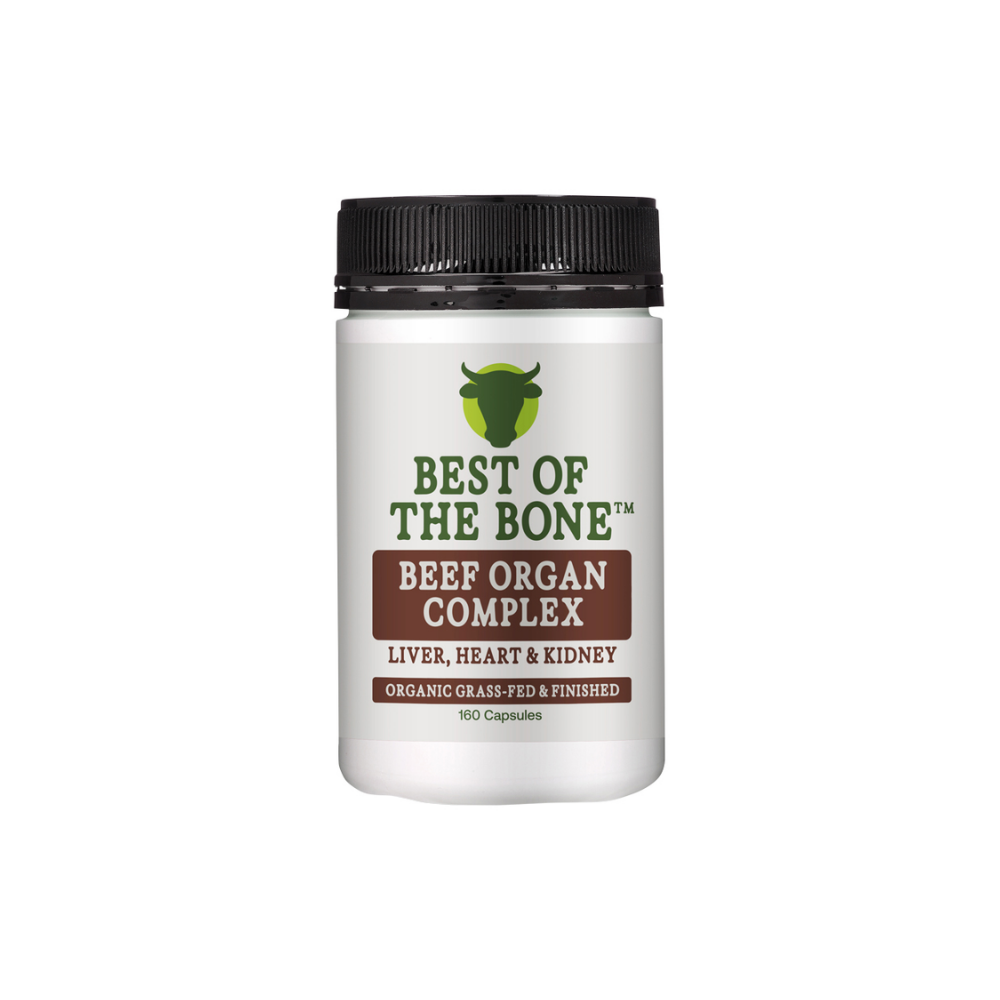 Best of The Bone Organic Beef Organ Complex 160 Capsules