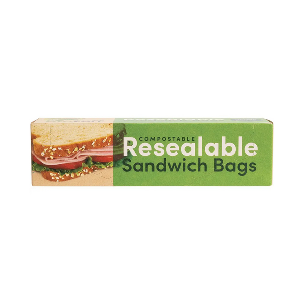Biotuff Resealable Sandwich Bags 18x17cm 30 Pack