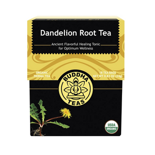 Buddha Teas Organic Dandelion Root Tea Bags 18 Pack