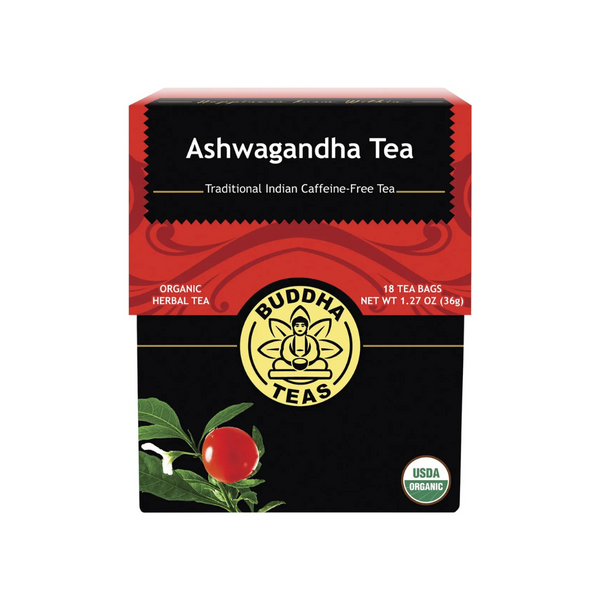 Buddha Teas Organic Herbal Ashwagandha Tea 18 Pack