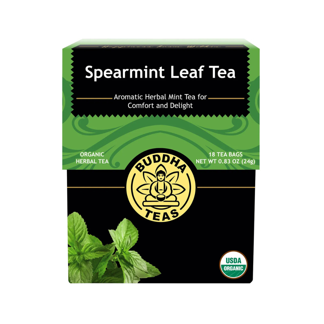 Buddha Teas Organic Spearmint Leaf Tea - 18 Pack
