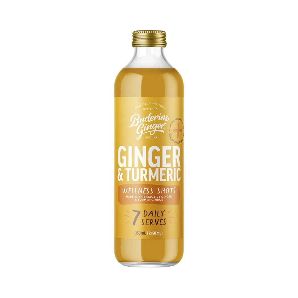 Buderim Ginger Ginger & Turmeric Wellness Shots 350ml