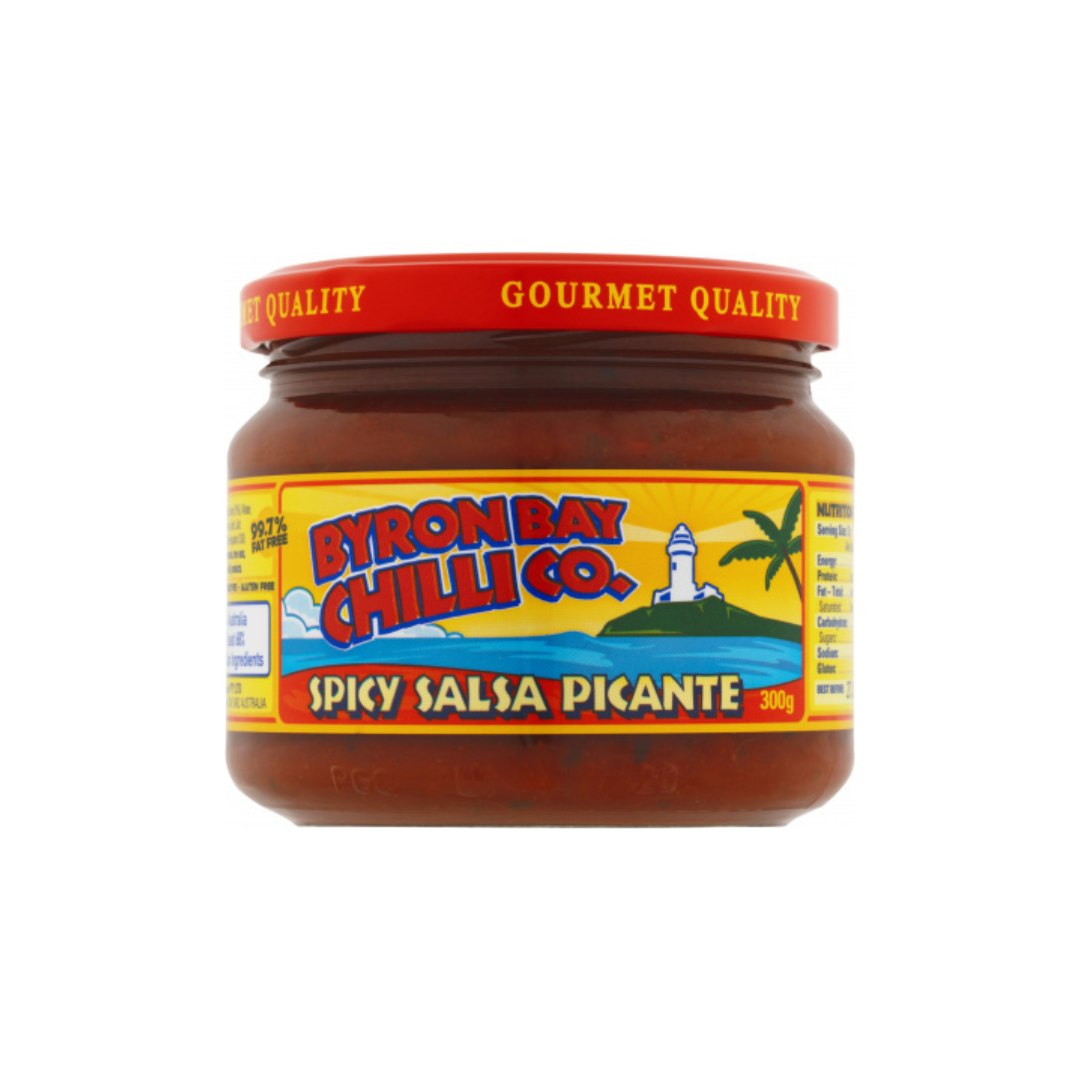 Byron Bay Chilli Spicy/Med Salsa Picante 300g