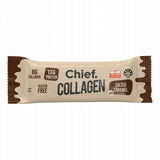 Chief Choc Salted Caramel 45g bar packaging; supplied as a box of 12 bars