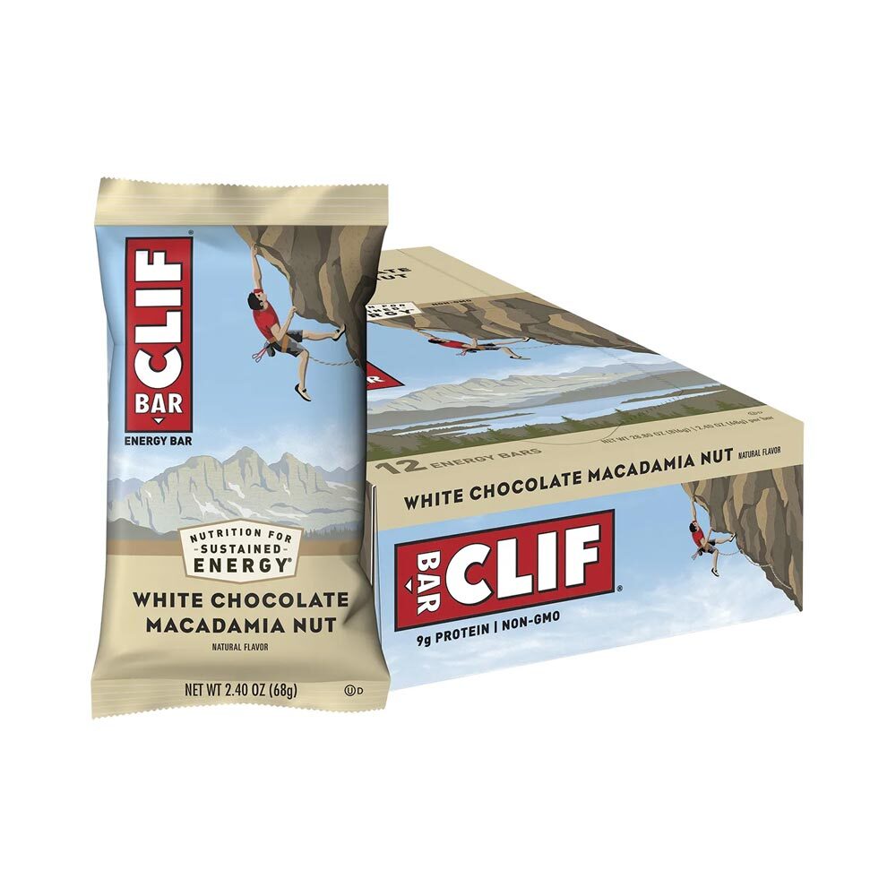 CLIF Energy Bar White Chocolate Macadamia 12x68g