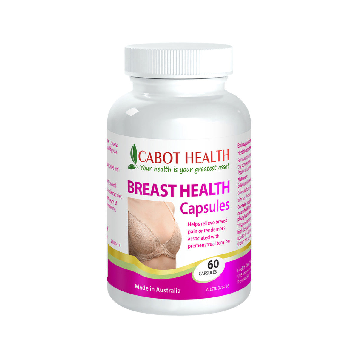 Cabot Health Breast Health 60 Capsules product image