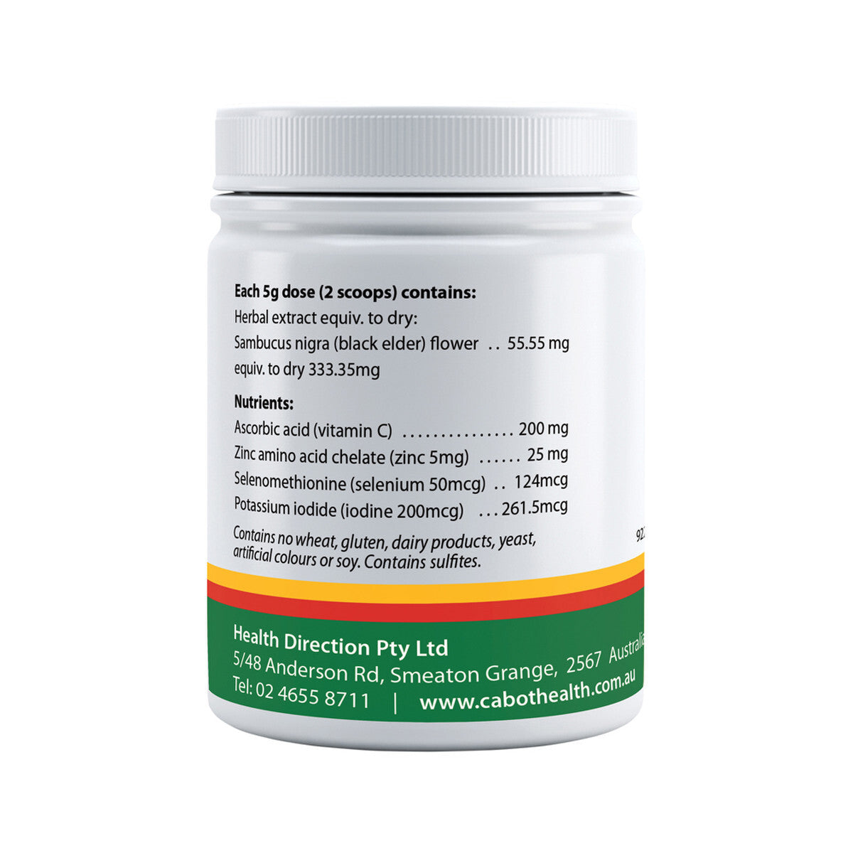 Cabot Health Children's Immune Strength Powder Strawberry Vanilla 150g