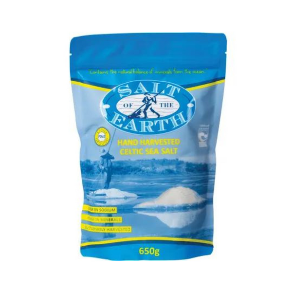 Salt of the Earth Celtic Sea Salt Fine 650g