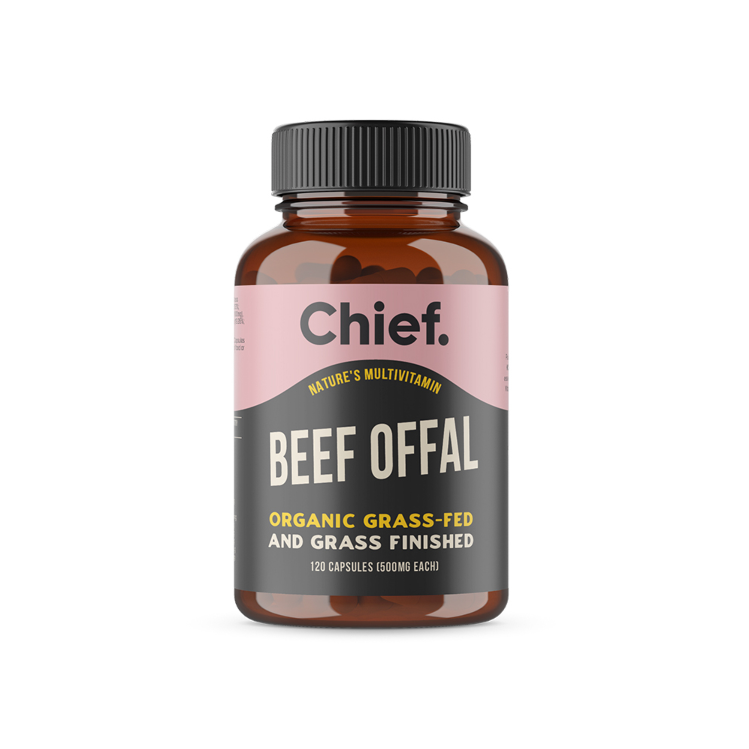 Chief Nutrition Organic Beef Offal Multivitamin 120 Capsules