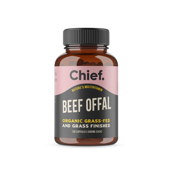 Chief Nutrition Organic Beef Offal Multivitamin 120 Capsules