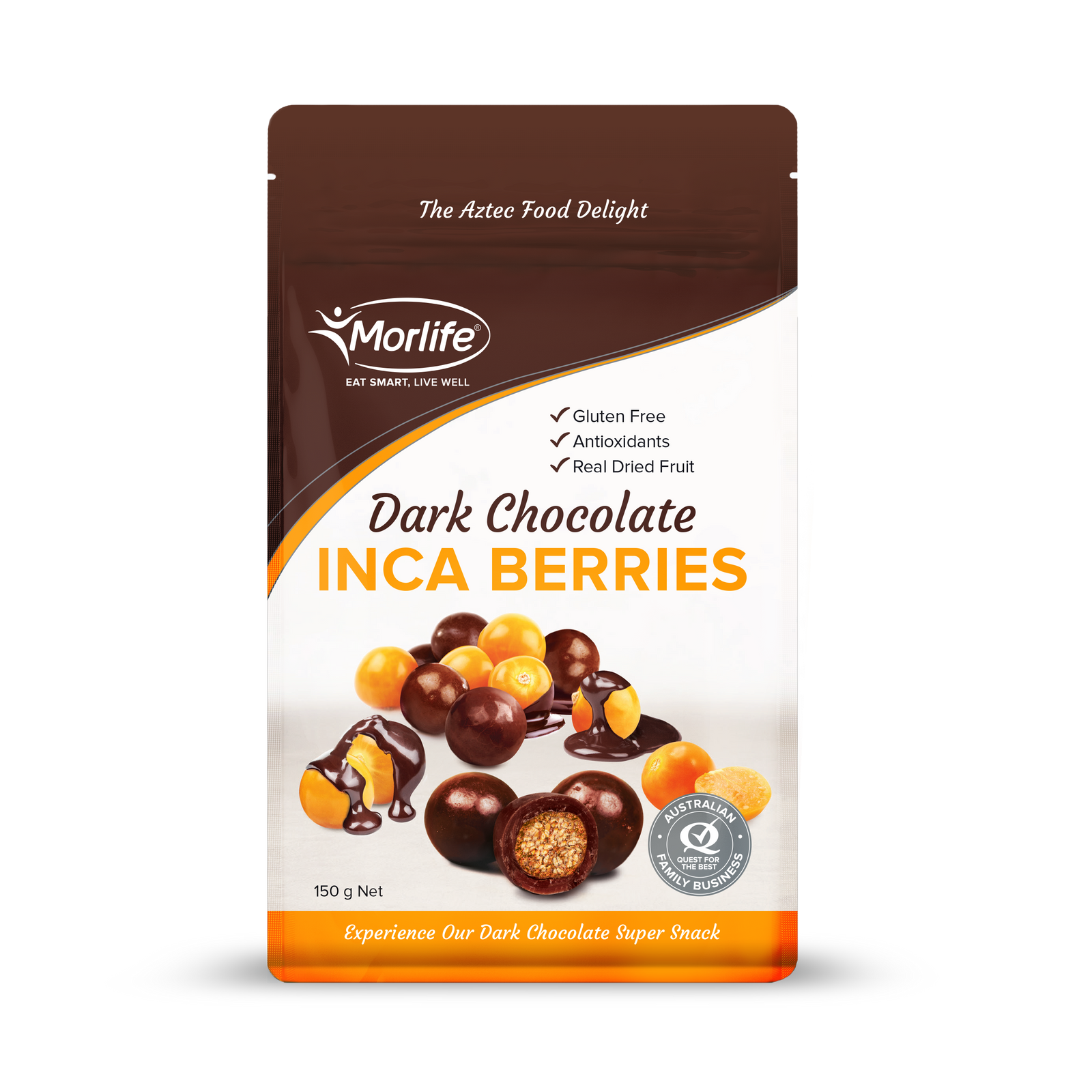 Morlife Dark Chocolate Inca Berries 150g product image